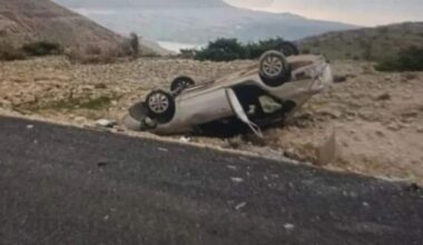 Mardin’de kontrolden çıkan otomobil takla attı: 1 ölü, 3 yaralı