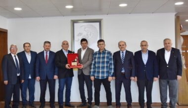 Nazilli OSB yönetimi Başkan Özcan ile görüştü