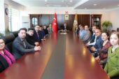 Trakya Üniversitesi Rektörü Prof. Dr. Tabakoğlu, ataması yapılan akademisyenlerle bir araya geldi
