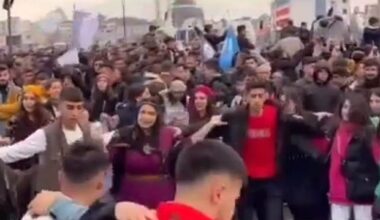 Yaşanan felaketlere rağmen HDP’nin Batman’da halaylı müzikli Nevruz kutlaması tepkilere neden oldu