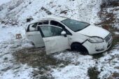 Yozgat’ta otomobil şarampole yuvarlandı: 5 yaralı