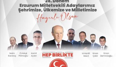 AK Parti’nin ardından MHP’de de aday tanıtım toplantısı yapılacak