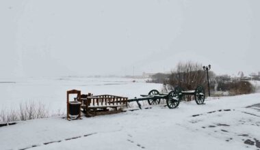 Ardahan’da kar yağışı sonrası kartpostallık görüntüler