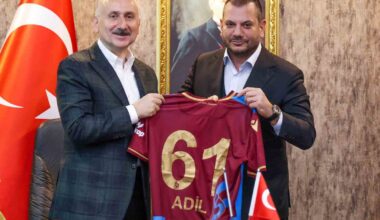 Bakan Adil Karaismailoğlu, Trabzonspor’u ziyaret etti