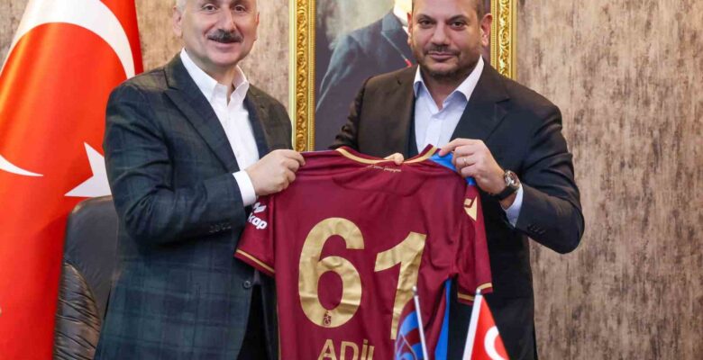 Bakan Adil Karaismailoğlu, Trabzonspor’u ziyaret etti