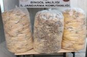 Bingöl’de 150 kilo yaprak tütün ele geçirildi