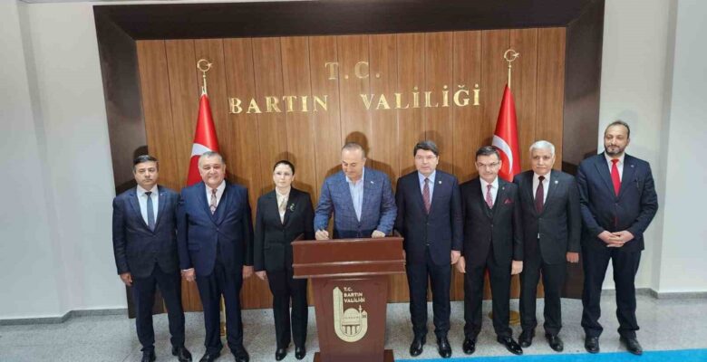 Dışişleri Bakanı Mevlüt Çavuşoğlu Bartın’da