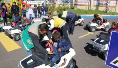 Haliliye’de çocuklara trafik bilincini aşılanıyor