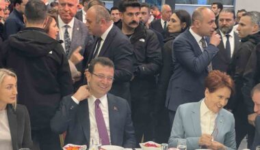 İmamoğlu ve Akşener, İstanbul’daki muhtarlar ile iftarda bir araya geldi