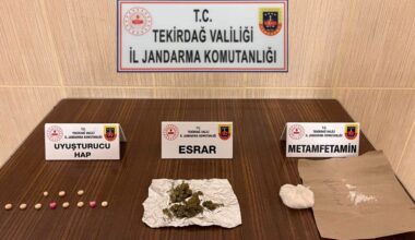 İstanbul’dan getirdikleri uyuşturucu maddelerle Tekirdağ’da yakalandılar
