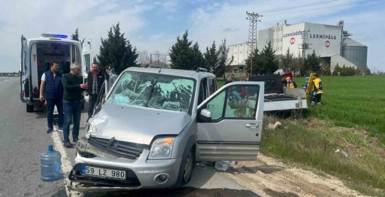 Kırklareli’nde trafik kazası: 2 yaralı