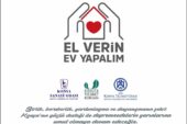 Konya iş dünyasından “El Verin Ev Yapalım” kampanyasında destek