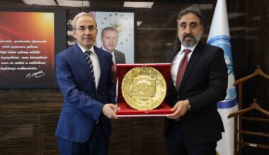 MAÜ Rektörü Özçoşar, Gaziantep İslam Bilim ve Teknoloji Üniversitesinde incelemelerde bulundu