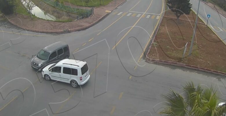 Mersin’deki trafik kazaları Kent Güvenlik Yönetim Sistemi kameralarında