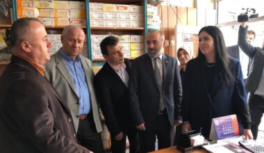 MHP Milletvekili adayları Yortan’da esnaf gezdi