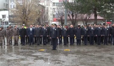 Muş’ta Türk Polis Teşkilatı’nın 178’inci kuruluş yıl dönümü