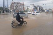 Osmaniye’de şiddetli yağmur ve dolu etkili oldu