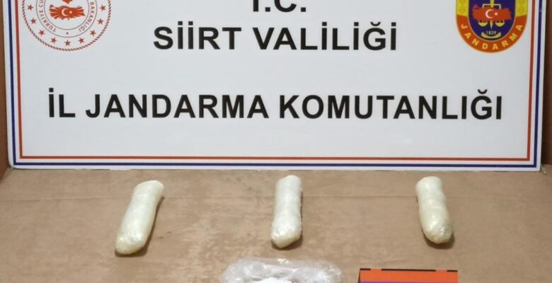 Siirt’te 1 milyon liralık uyuşturucu ele geçirildi