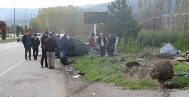 Tokat’ta trafik kazası: 3 yaralı