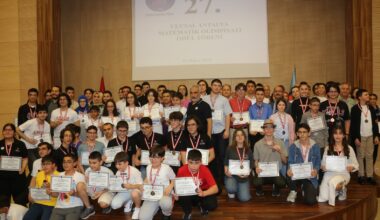 27. Ulusal Antalya Matematik Olimpiyatları sonuçları açıklandı