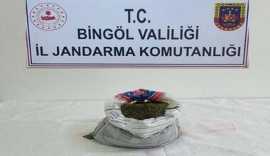 Bingöl’de menfez altında 1 kilo 566 gram uyuşturucu ele geçirildi