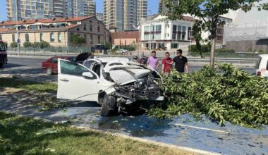 Zeytinburnu’nda anne ve oğlu feci kazadan kıl payı kurtuldu