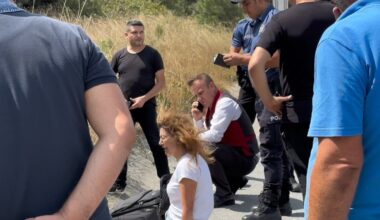Arnavutköy’de kaza sonrası şoka giren hostes gözyaşlarına hakim olamadı