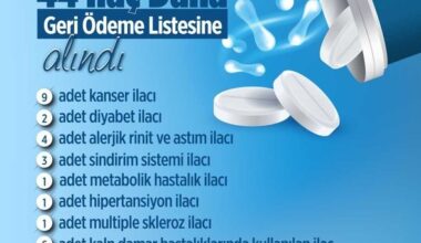 Bakan Işıkhan: “SGK tarafından 38’i yerli üretim olmak üzere toplam 44 ilaç ‘Bedeli Ödenecek İlaçlar Listesine’ alındı”