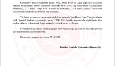 Dilan Polat soruşturması hakkında Başsavcılıktan açıklama