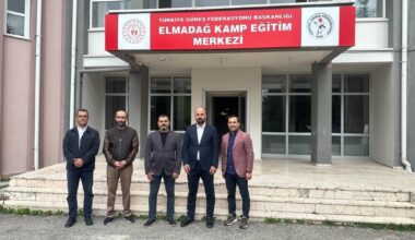 Güreş Federasyonu Başkanı Eroğlu Elmadağ Kamp ve Eğitim Merkezi’ni ziyaret etti