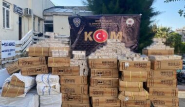 İzmir’de 8 ilçede 14 ayrı kaçakçılık operasyonu