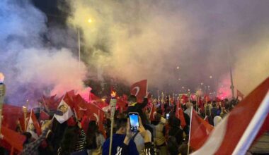 Pursaklar’da Cumhuriyet Bayramı kutlamaları geceyi aydınlattı