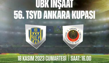56. TSYD Ankara Şubesi Kupası, 18 Kasım’da oynanacak