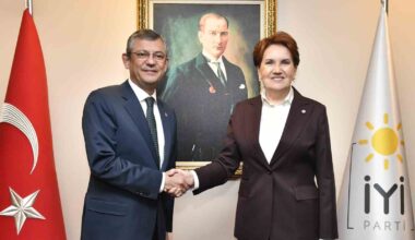 CHP Genel Başkanı Özel’den İYİ Parti Genel Başkanı Akşener’e ziyaret