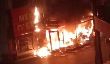 İzmir’de iş yeri yangınında kundaklama iddiası