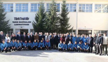 ATO Başkanı Baran ve Bakan Yardımcısı Şamlıoğlu’ndan meslek lisesi ziyareti