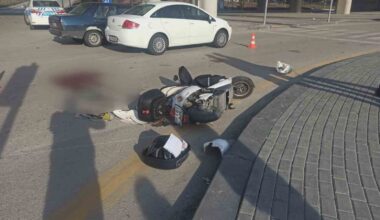 Başkentte hafif ticari araç ile çarpışan motosikletli kurye hayatını kaybetti