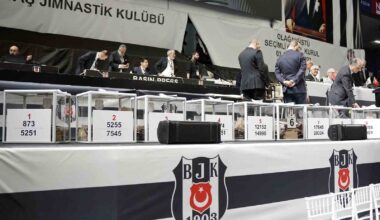 Beşiktaş’ta oy sayma işlemi başladı