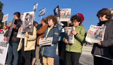 İstanbul’da dağıtılan “GaZZete” İsrail’in yaptığı katliamda öldürülen gazetecilerin sesi oldu