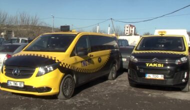 Kaçakçılık için kullanılan taksiler çekildikleri otoparkta görüntülendi