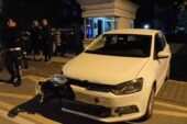 Kadıköy’de otomobil motosiklete çarptı: 1 ağır yaralı