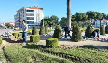 Park Bahçeler çalışıyor, Burhaniye güzelleşiyor