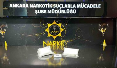 Ankara’da 2 kilo 279 gram kokain ele geçirildi
