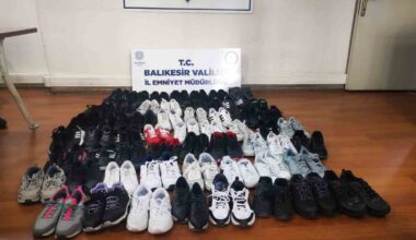 Bandırma’da ayakkabı hırsızı yakalandı