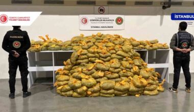 İstanbul Havalimanı’nda 586 kilogram uyuşturucu ele geçirildi
