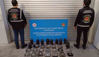 İzmir’de oto yedek parça kaçakçılığı operasyonu