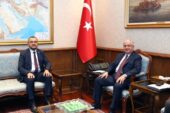 Milli Savunma Bakanı Güler, Ukrayna’nın Ankara Büyükelçisi Bodnar’ı kabul etti