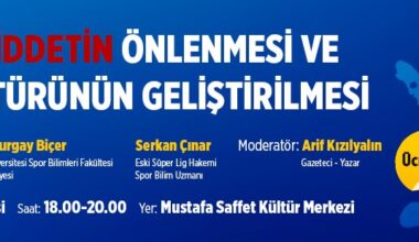 “Sporda şiddet nasıl önlenir?” konusu Ataşehir’de tartışılacak