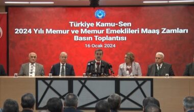 Türkiye Kamu-Sen Genel Başkanı Kahveci: “İlave ek ödeme tutarı emekli maaşlarına dahil edilsin”