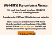 2024 EKPSS başvuruları başladı